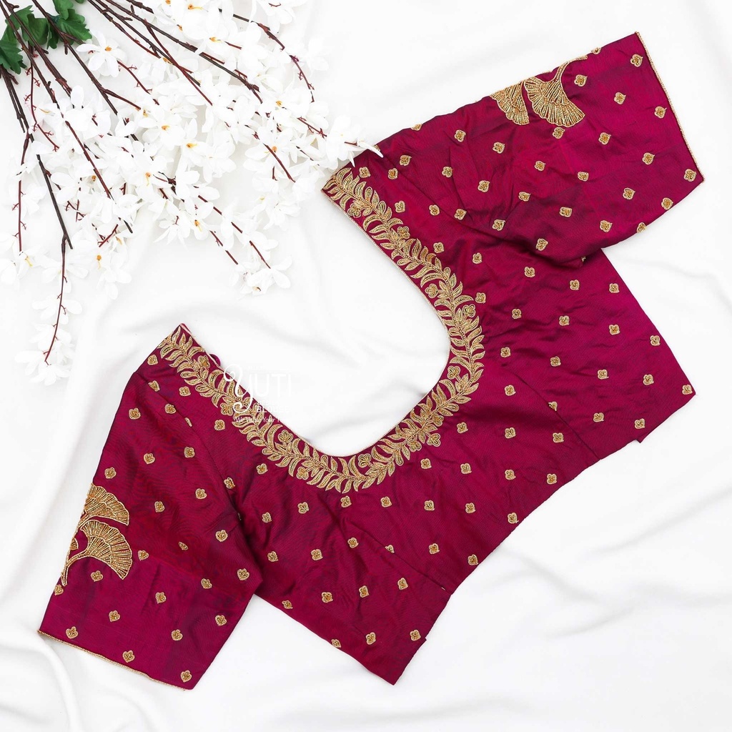 maroon-saree-motif-bridal-blouse3