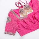 Introducing our stunning Cerise Pink embroidery blouse!