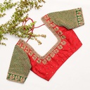 Strawberry embroidery blouse