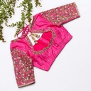 Brilliant Rose embroidery blouse