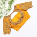 Yellow embroidery blouse