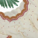 Half white scalloped bridal blouse1