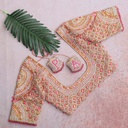Coral Pink Bridal Blouse