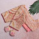 Coral Pink Bridal Blouse