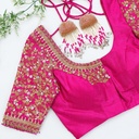 Feeling pretty in pink Embroidery Blouse