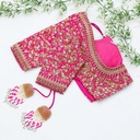 Feeling pretty in pink Embroidery Blouse
