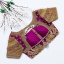 Introducing our exquisite Purple embroidery blouse