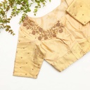 Elegant in this pale peach bridal blouse