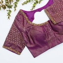 Stunning Purple Bridal Blouse