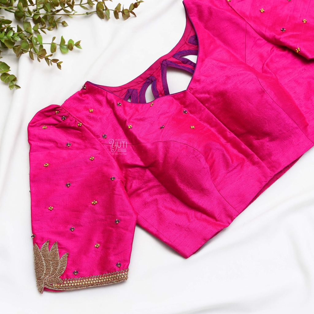 Stunning Pink Bridal Blouse