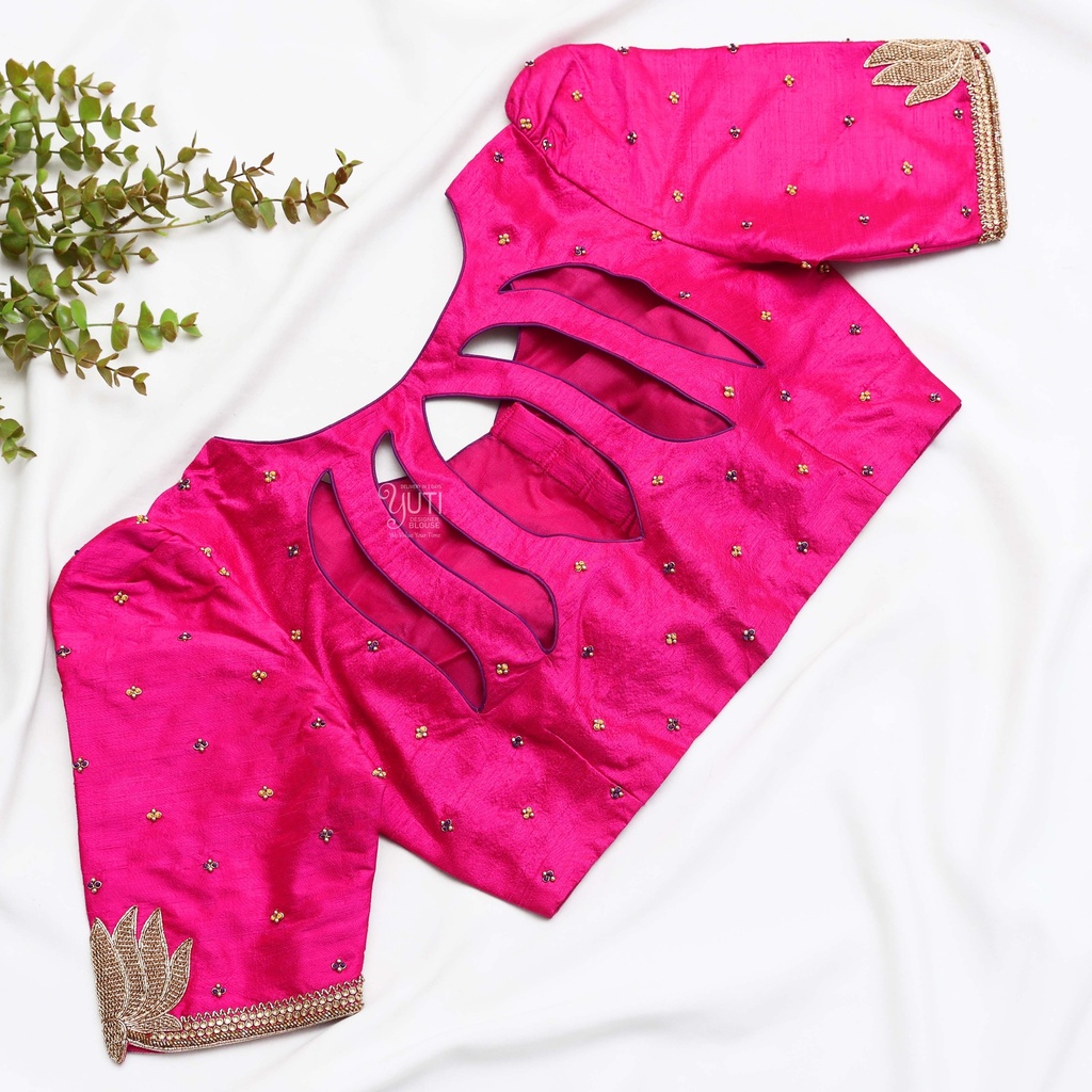 Stunning Pink Bridal Blouse