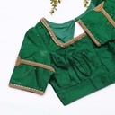 Embrace the elegance of this stunning green blouse