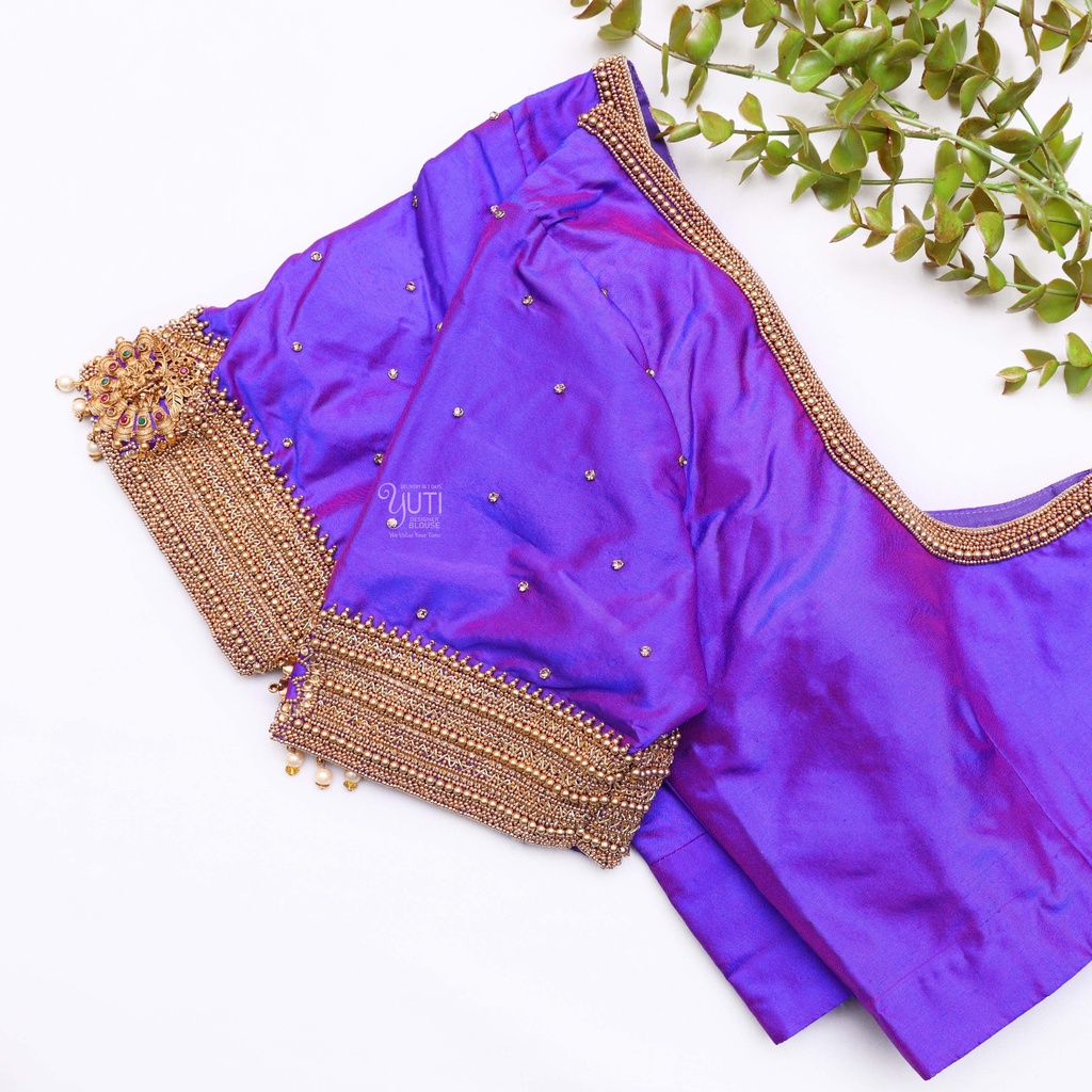 Captivating hearts with its bluish purple charm