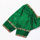 Feeling like a green goddess in this stunning embroidered blouse!