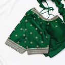 A stunning bridal blouse that exudes elegance and sophistication