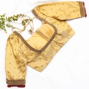 Gold Embroidery bridal blouse