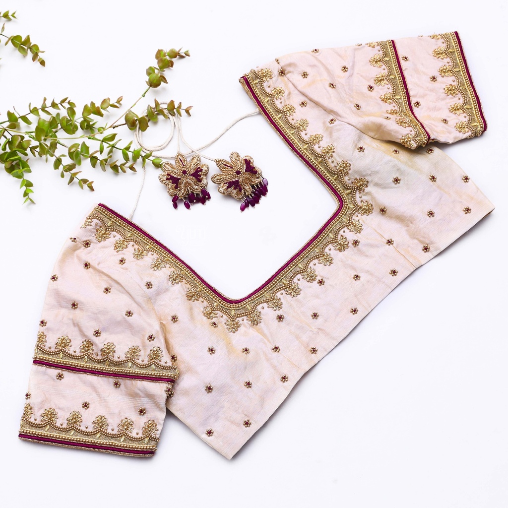 Brown Sugar bridal blouse