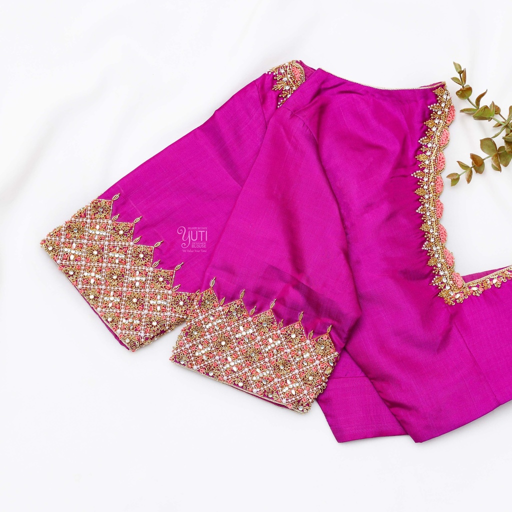 Feeling pretty in pink. Matching blouses are a must-have