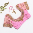Ultimate Elegance, the Pink Embroidery Bridal Blouse