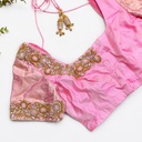 Ultimate Elegance, the Pink Embroidery Bridal Blouse
