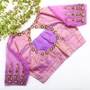 Faded Pink embroidery bridal blouse