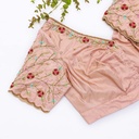 Rose Fog embroidery bridal blouse
