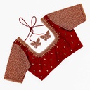 maroon-checked-pattern-bridal-blouse-3