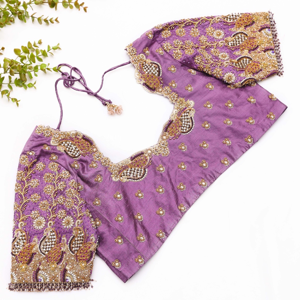 Introducing our new Lavender Embroidery blouse
