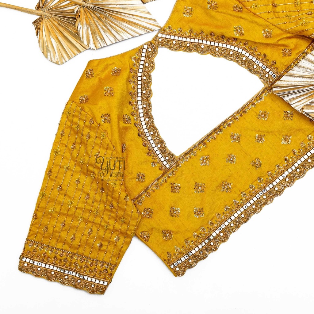 mustard-yellow-floral-motif-bridal-blouse-by-yuti-designer3