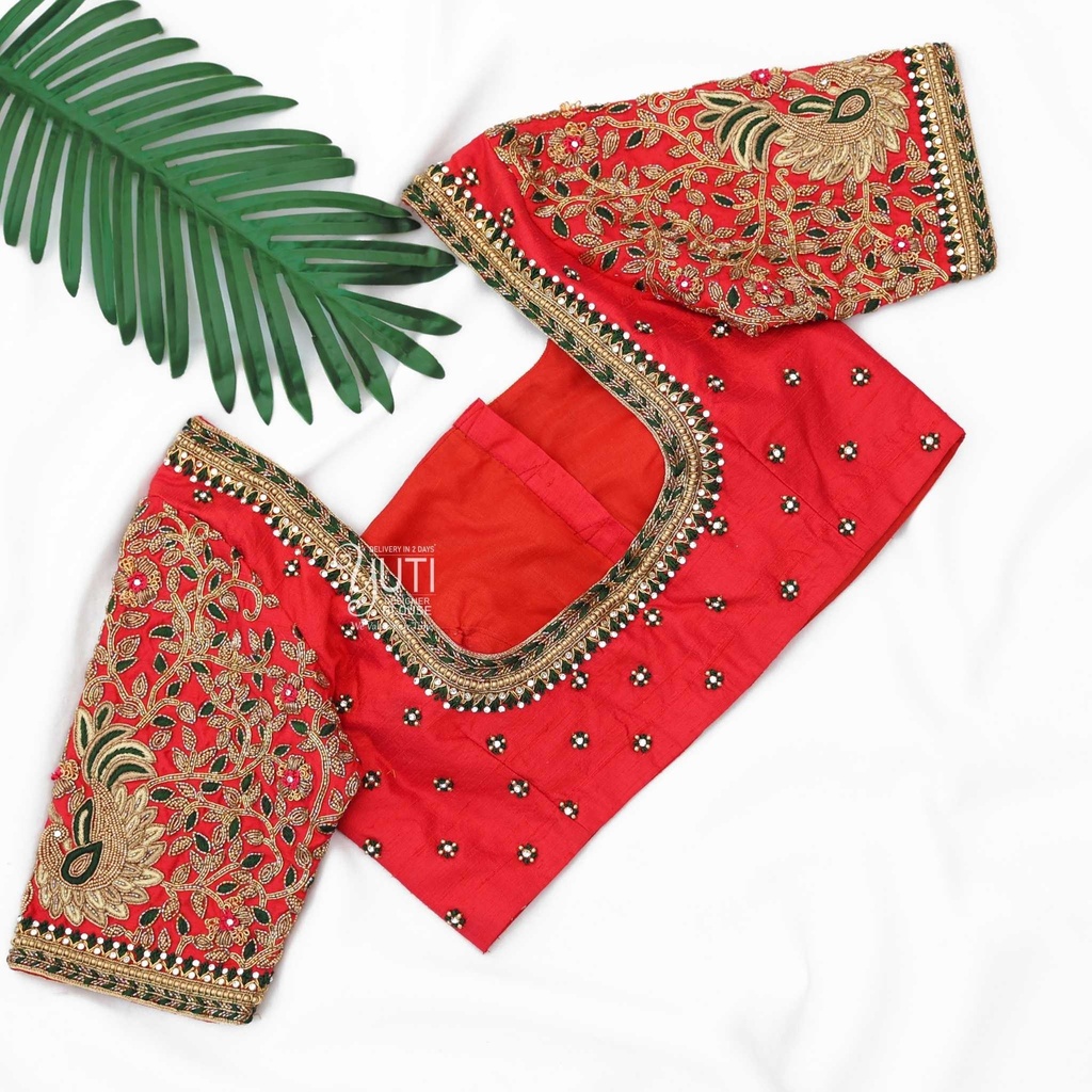 red-blouse-with-contrast-floral-design-by-yuti-designers3