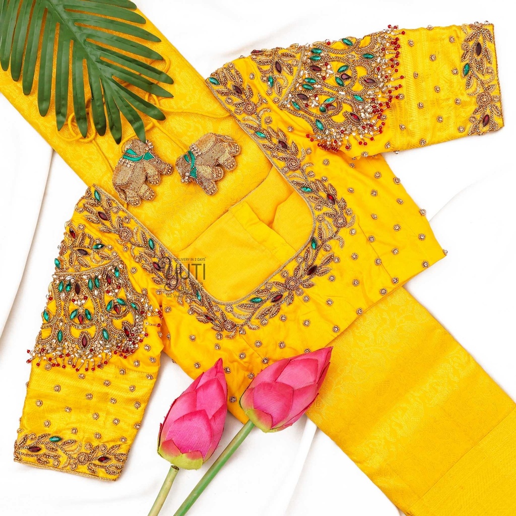 yellow-blouse-with-contrast-stone-work-by-yuti-designers3