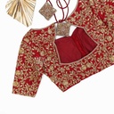 maroon-creeped-floral-bridal-blouse-by-yuti-designer-3