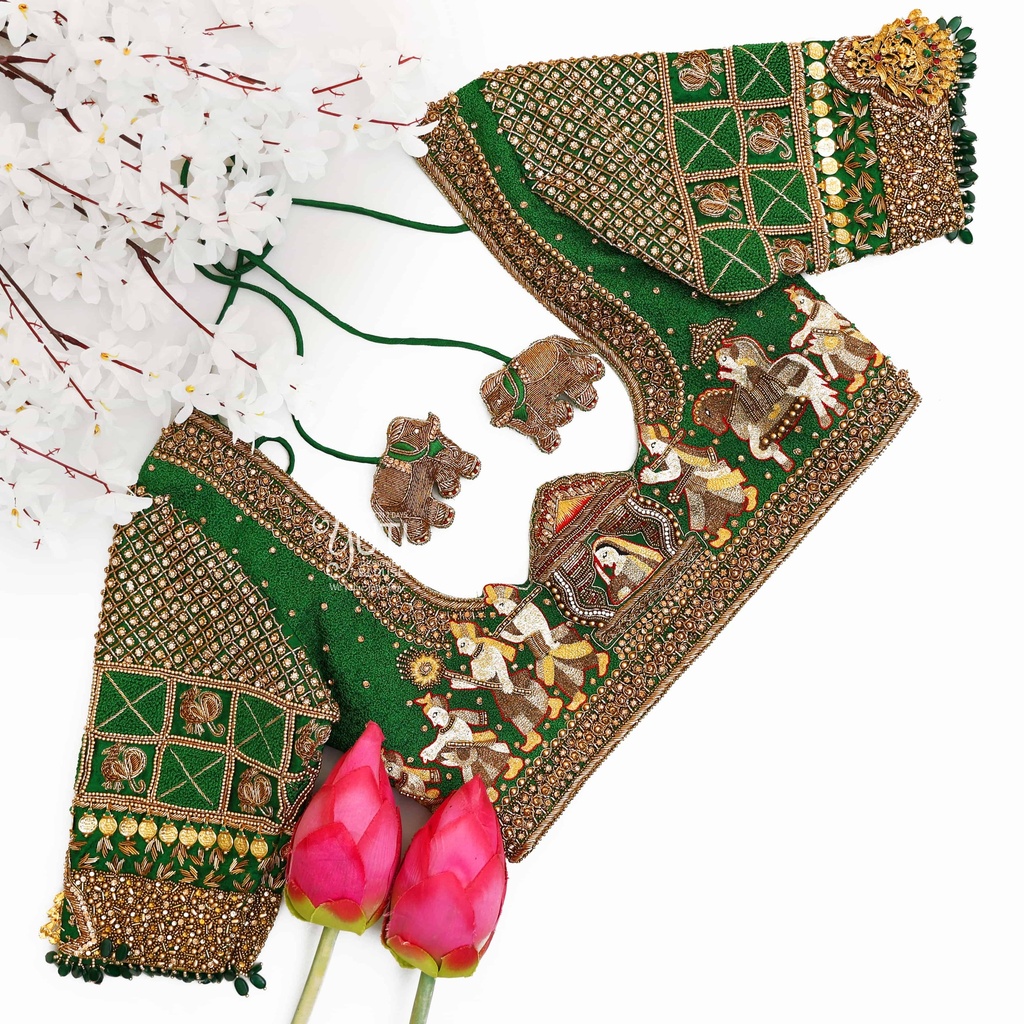 green-checked-palanquin-bridal-by-yuti-designer-blouse-1