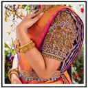 Lavender navratinaa designer blouse