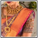Lavender navratinaa designer blouse