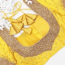 Yellow stardust blouse
