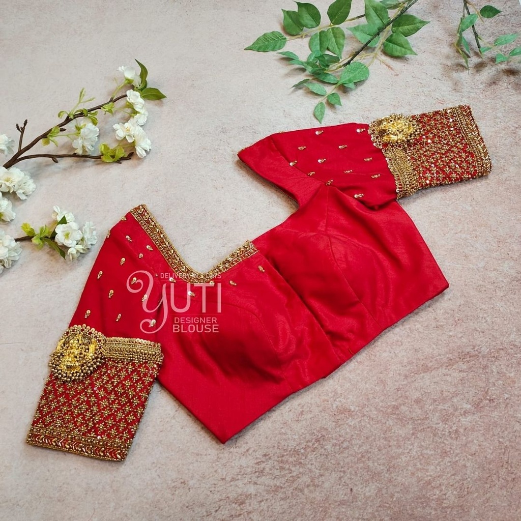 14-1-red-yuti-designer-blouse-2