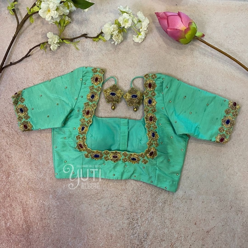 21-3-green-yuti-designer-blouse