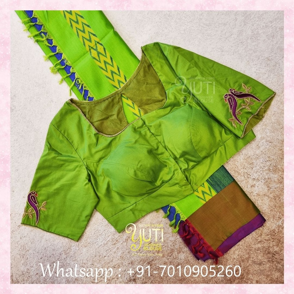 34-1-green-ytui-designer-blouse