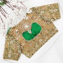green-elephant-with-hanging-bridal-blouse-3
