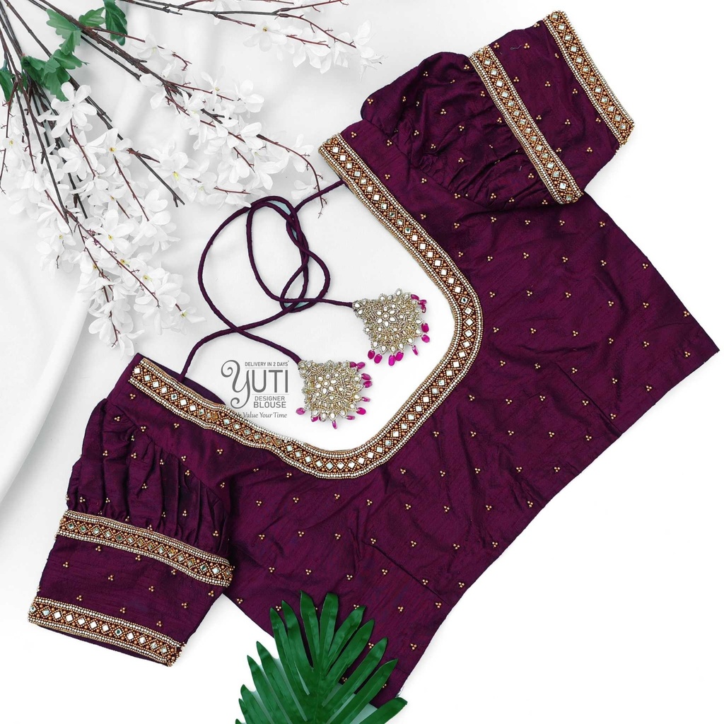 Kundan bridal blouse