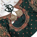 Mango design with crystal hangings blouse
