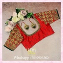 90-1-orange-yuti-designer-blouse