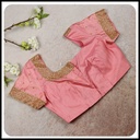 Baby pink Checked Design