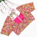 Pink Floral Zardosi bridal blouse