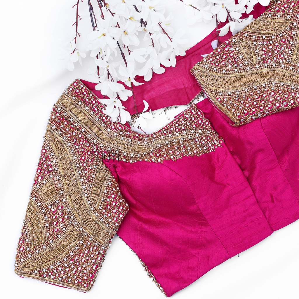 Pink Navratinaa with Palanquin