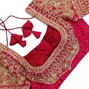 Pink Floral Bridal Blouse