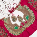 Pink Peacock Bridal blouse