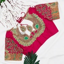 Pink Peacock Bridal blouse