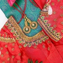 Red traditional kemp design